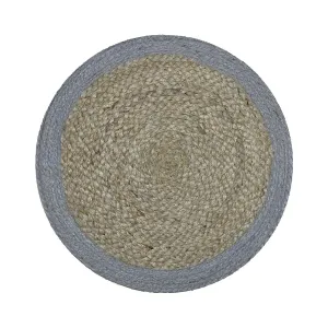 Two-Tone Braided Jute Placemat - Set of 10