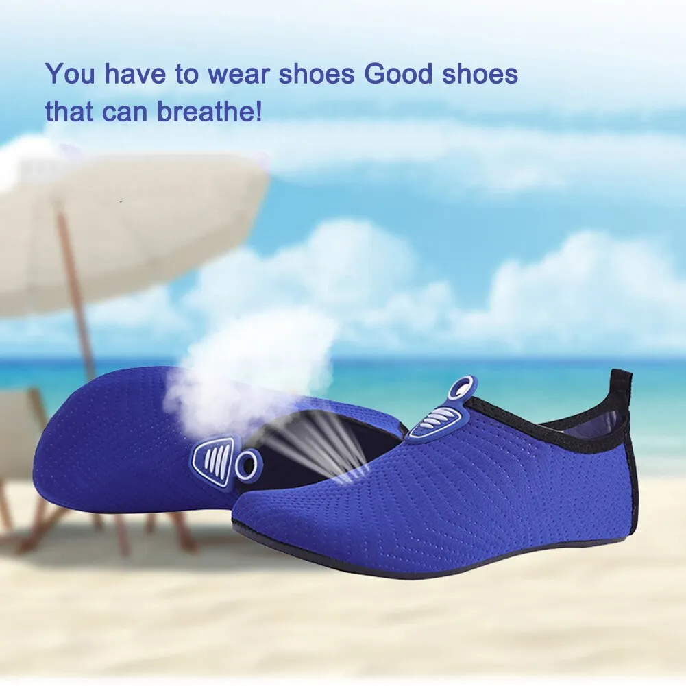 Unisex Water Shoes Soft Beach Non-Slip Aqua Shoes Quick Dry Breathable Swimming Diving Snorkeling Sneaker Socks Slipper