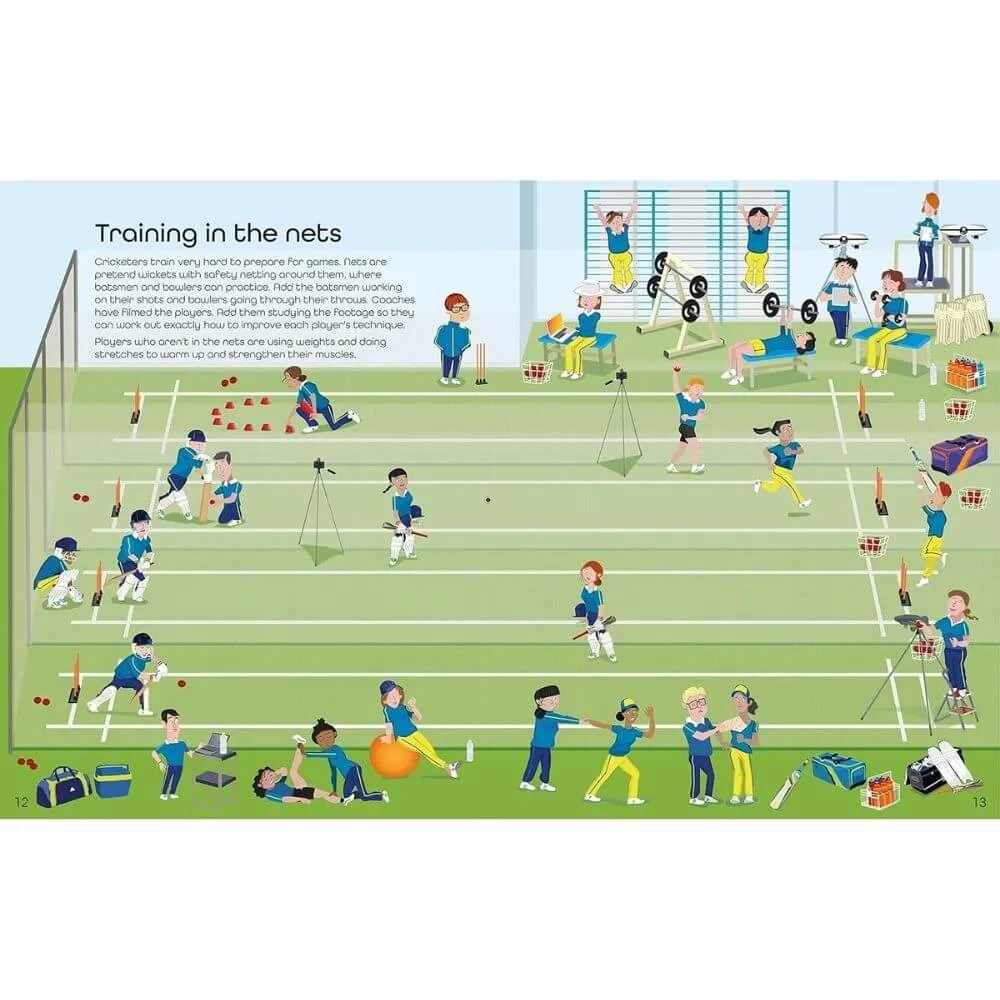 Usborne Cricket Sticker Book