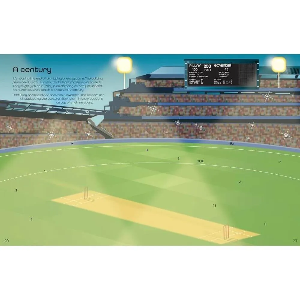 Usborne Cricket Sticker Book
