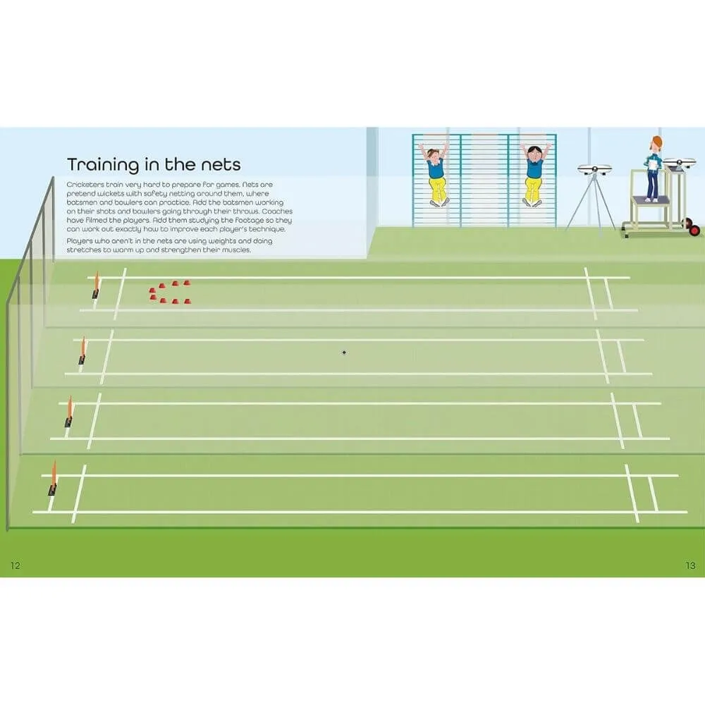 Usborne Cricket Sticker Book