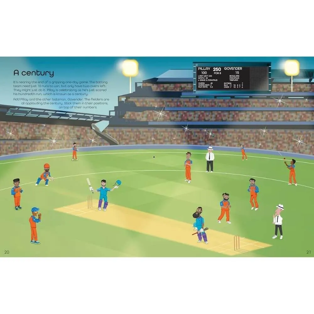 Usborne Cricket Sticker Book