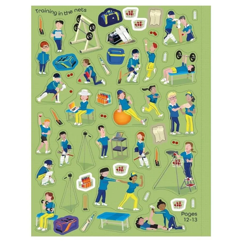 Usborne Cricket Sticker Book