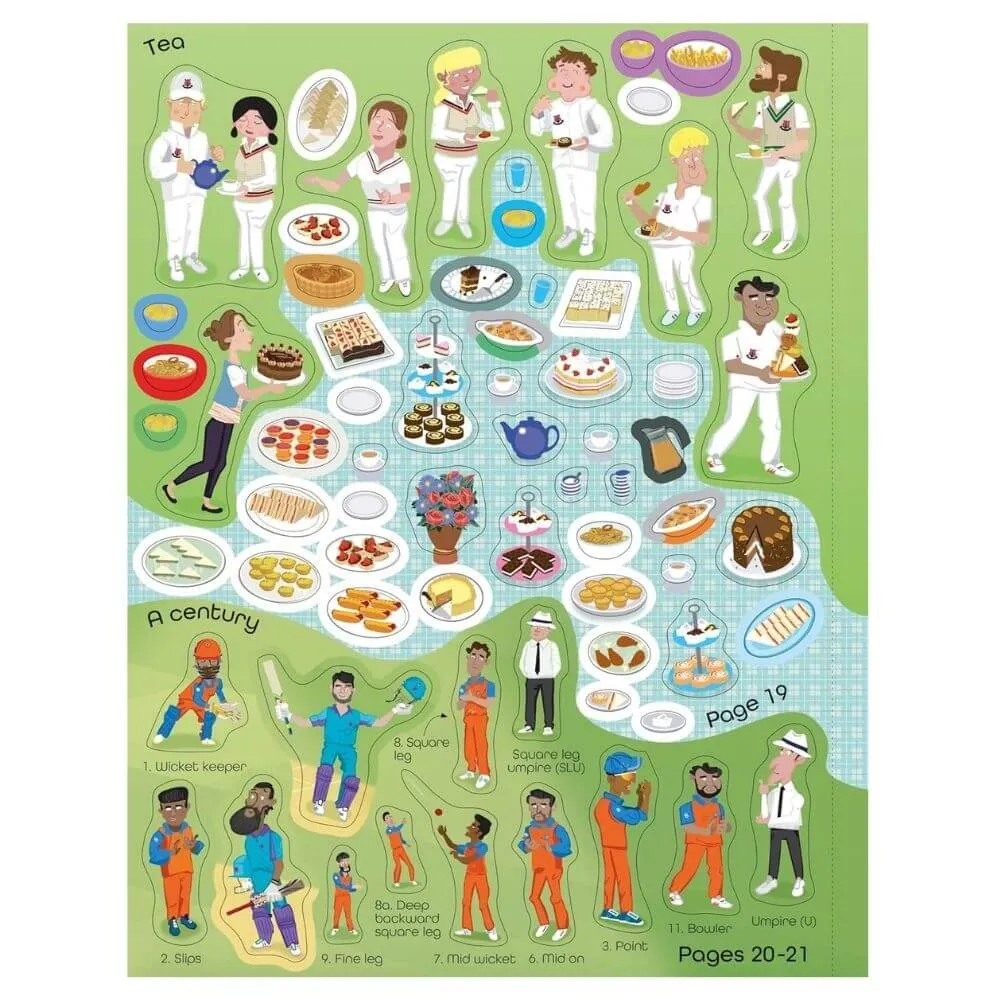 Usborne Cricket Sticker Book