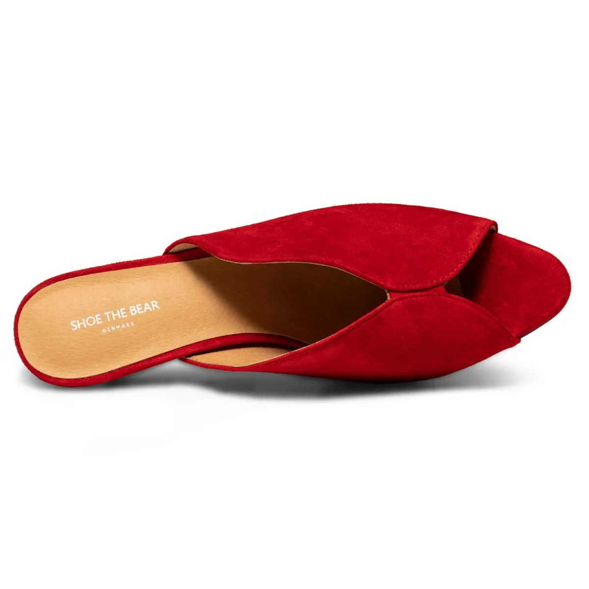 Valentine Suede Fire Red