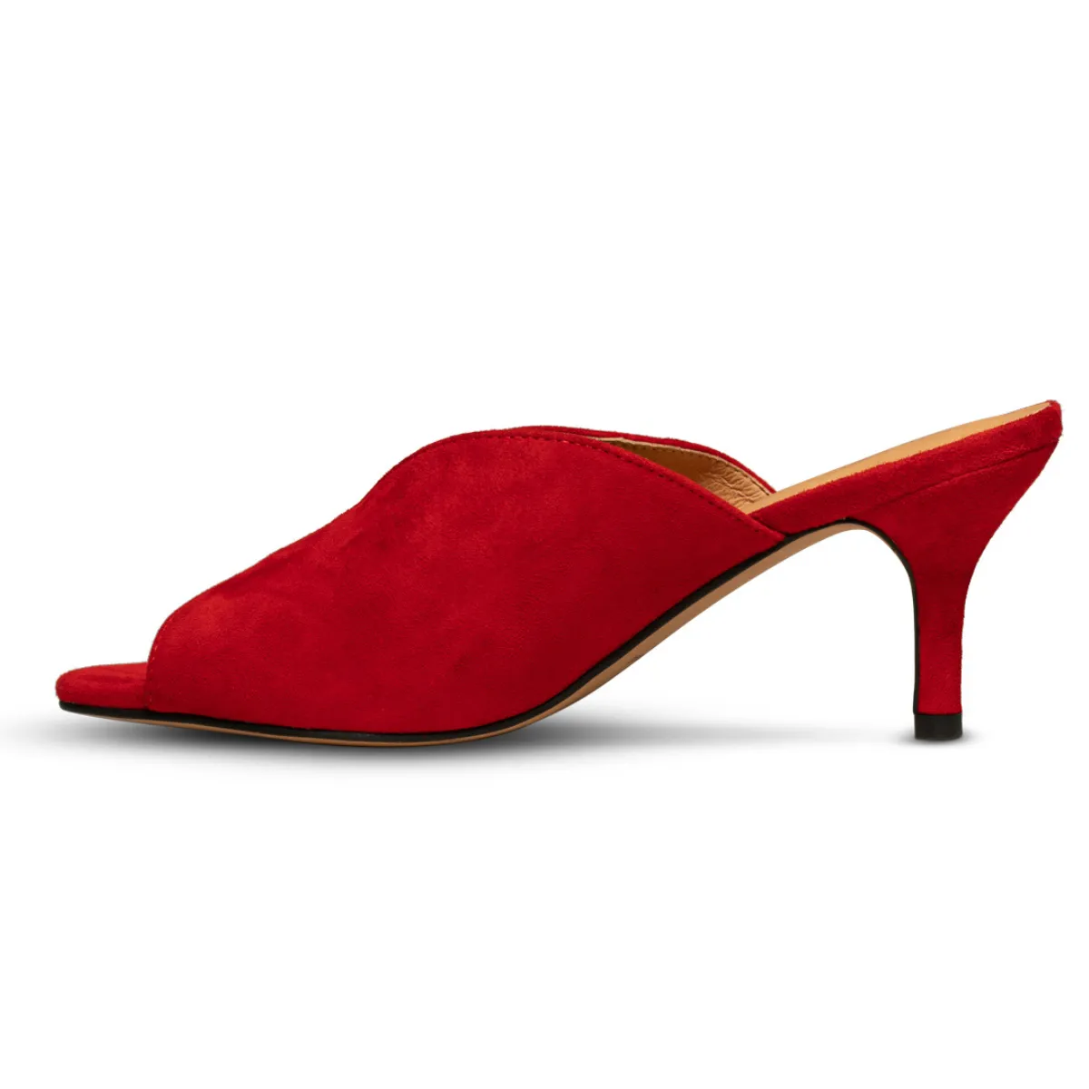 Valentine Suede Fire Red