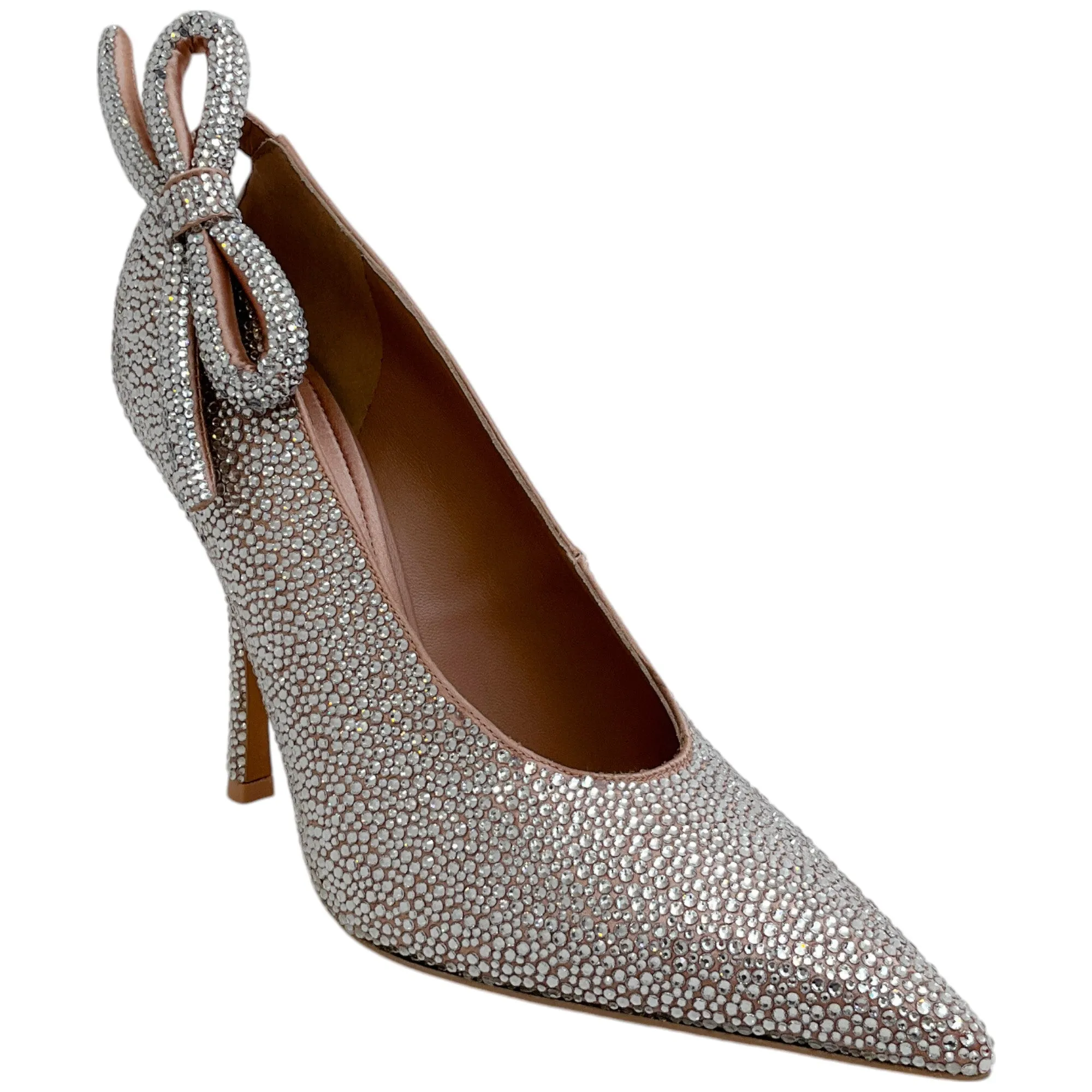 Valentino Nude Crystal Embellished Nite Out Pumps