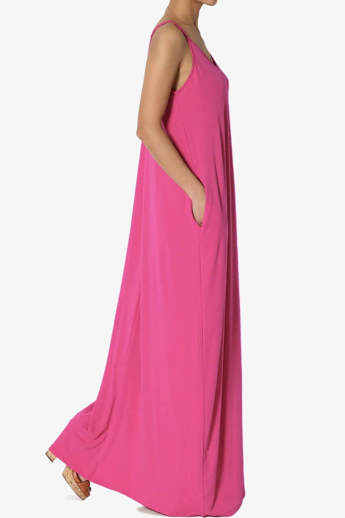 Venus Pocket Cami Maxi Dress MORE COLORS