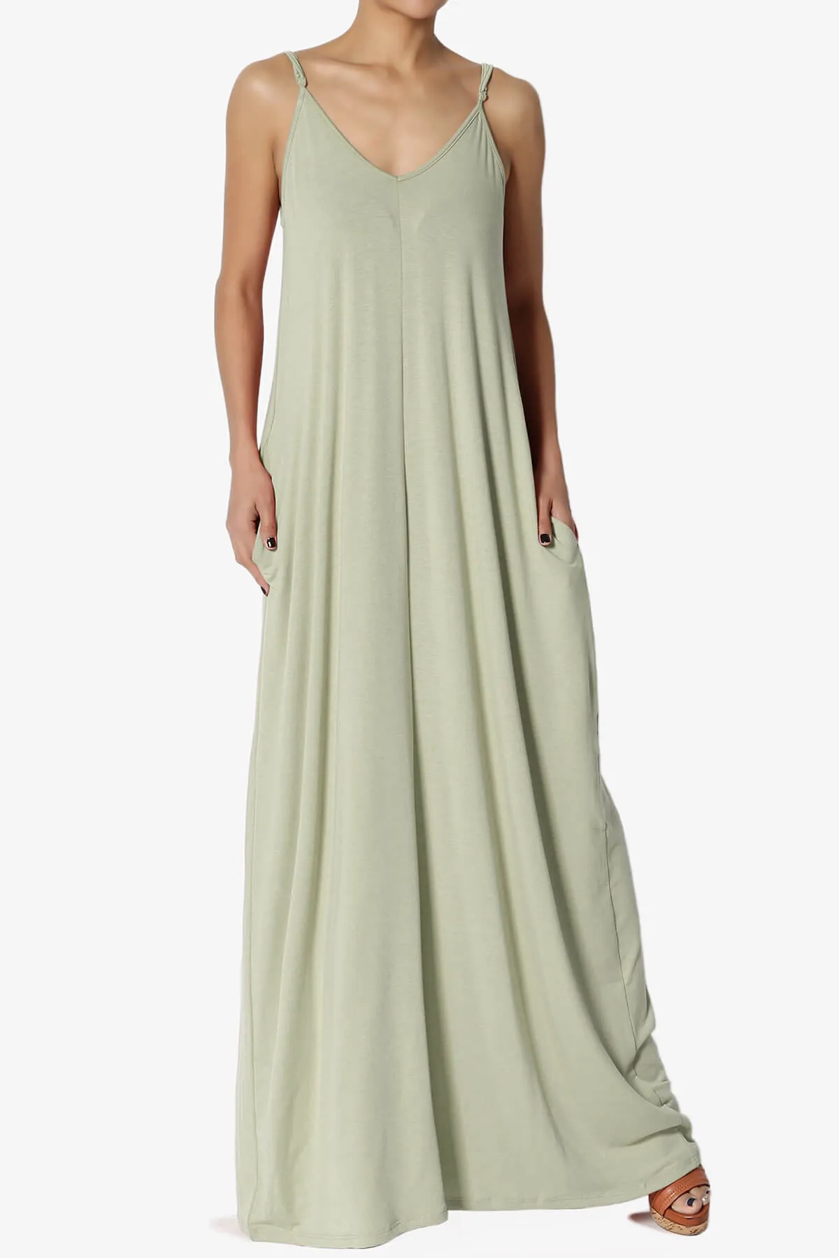 Venus Pocket Cami Maxi Dress MORE COLORS