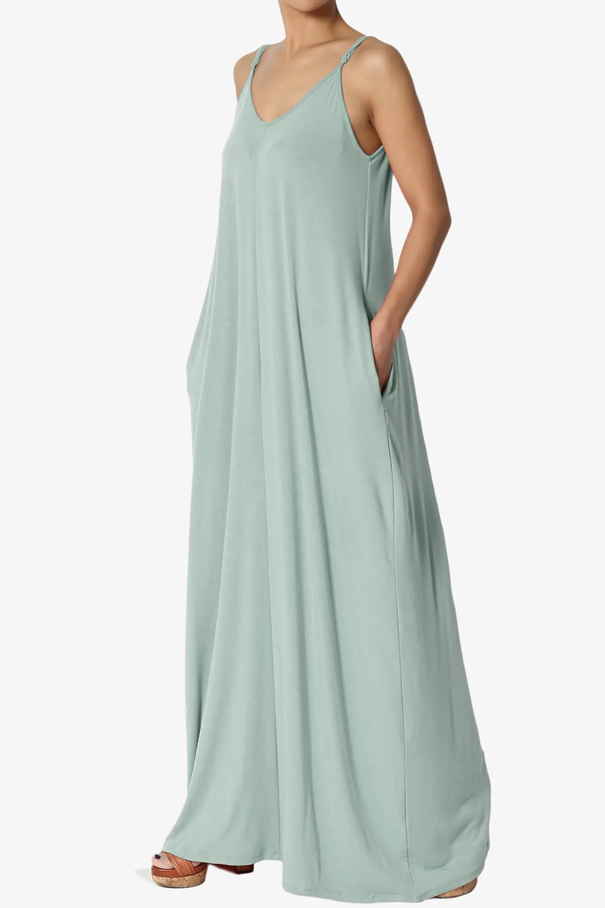 Venus Pocket Cami Maxi Dress MORE COLORS