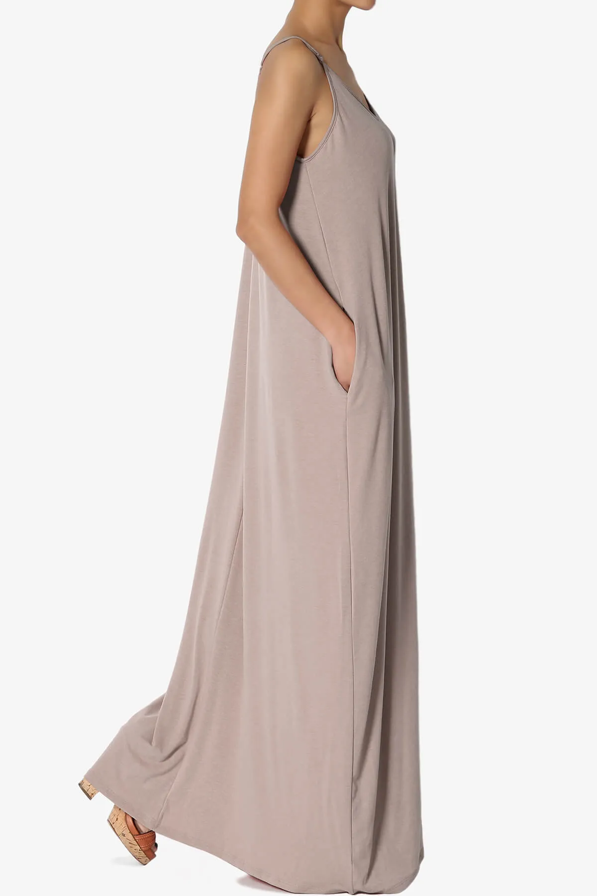 Venus Pocket Cami Maxi Dress MORE COLORS