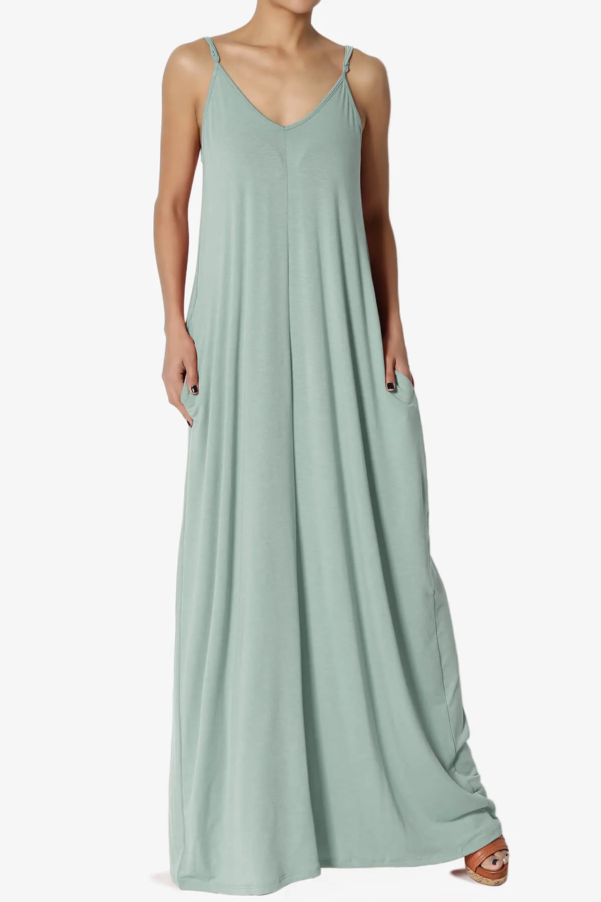 Venus Pocket Cami Maxi Dress MORE COLORS