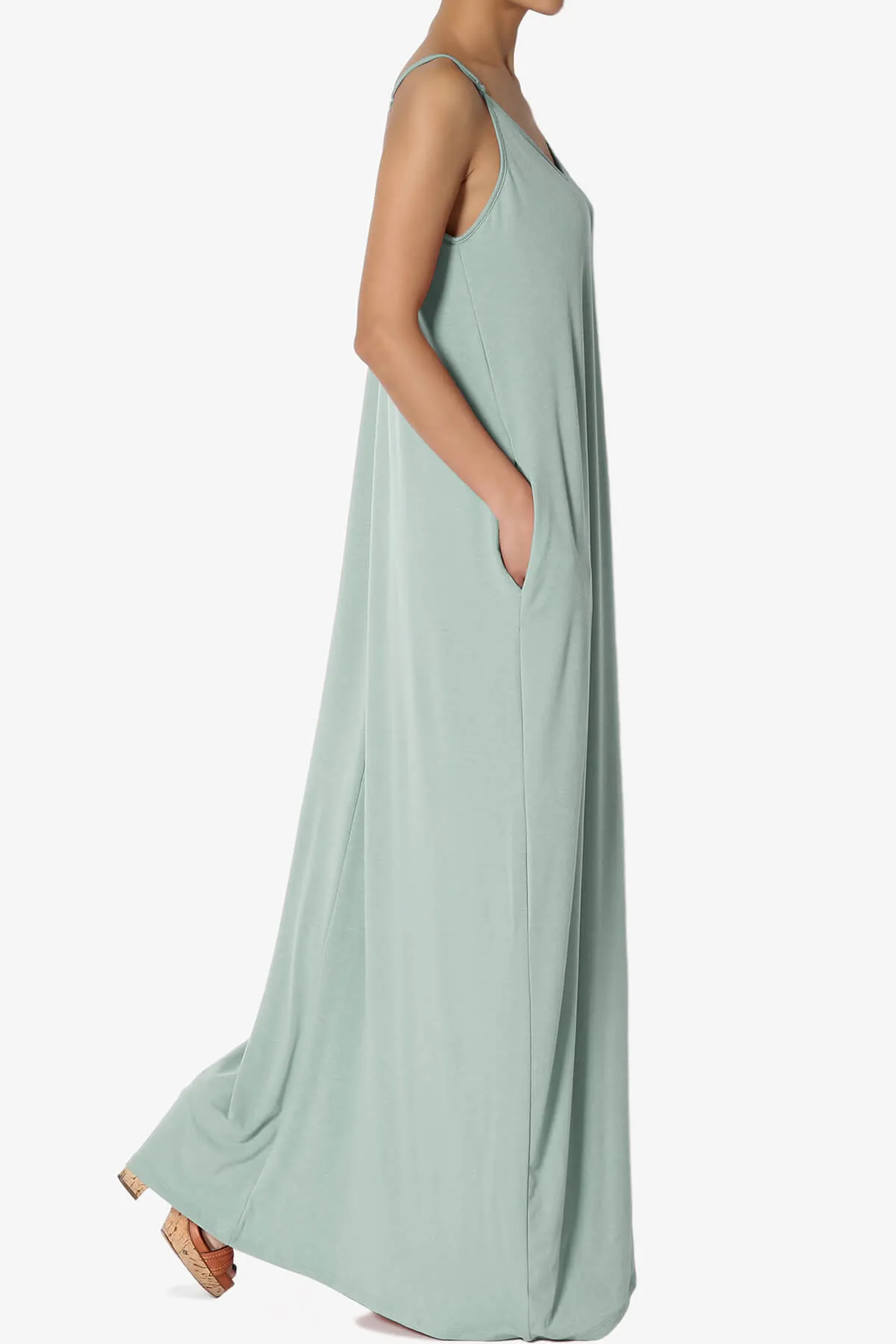 Venus Pocket Cami Maxi Dress MORE COLORS