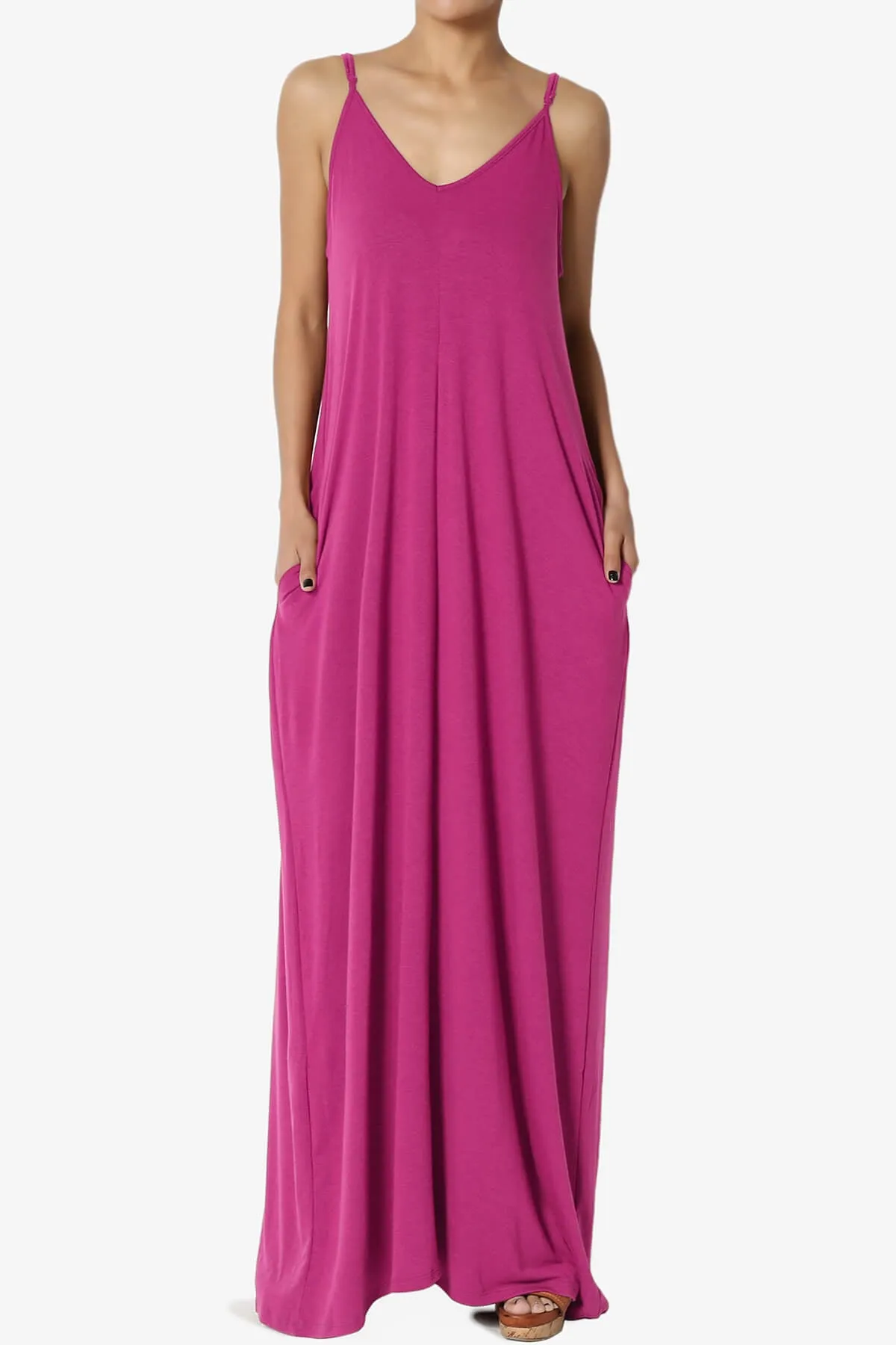 Venus Pocket Cami Maxi Dress MORE COLORS