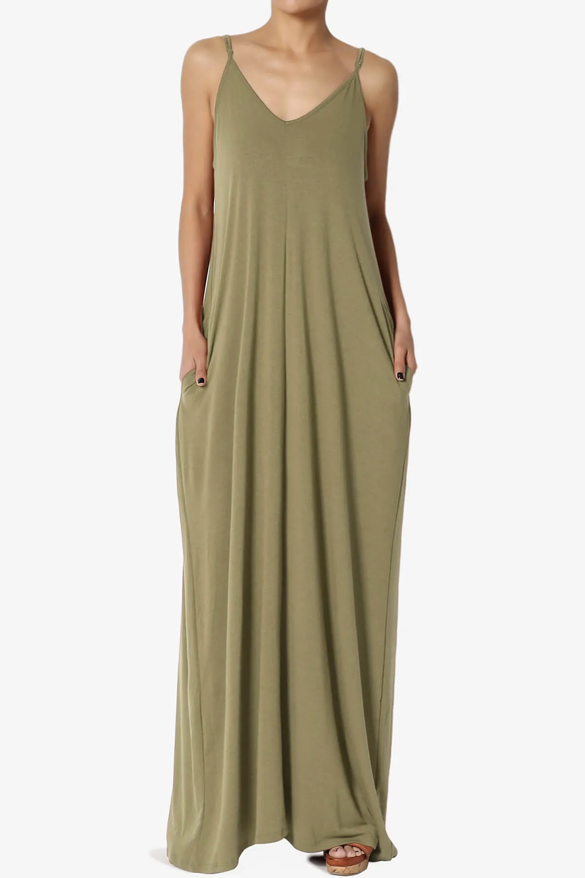Venus Pocket Cami Maxi Dress MORE COLORS