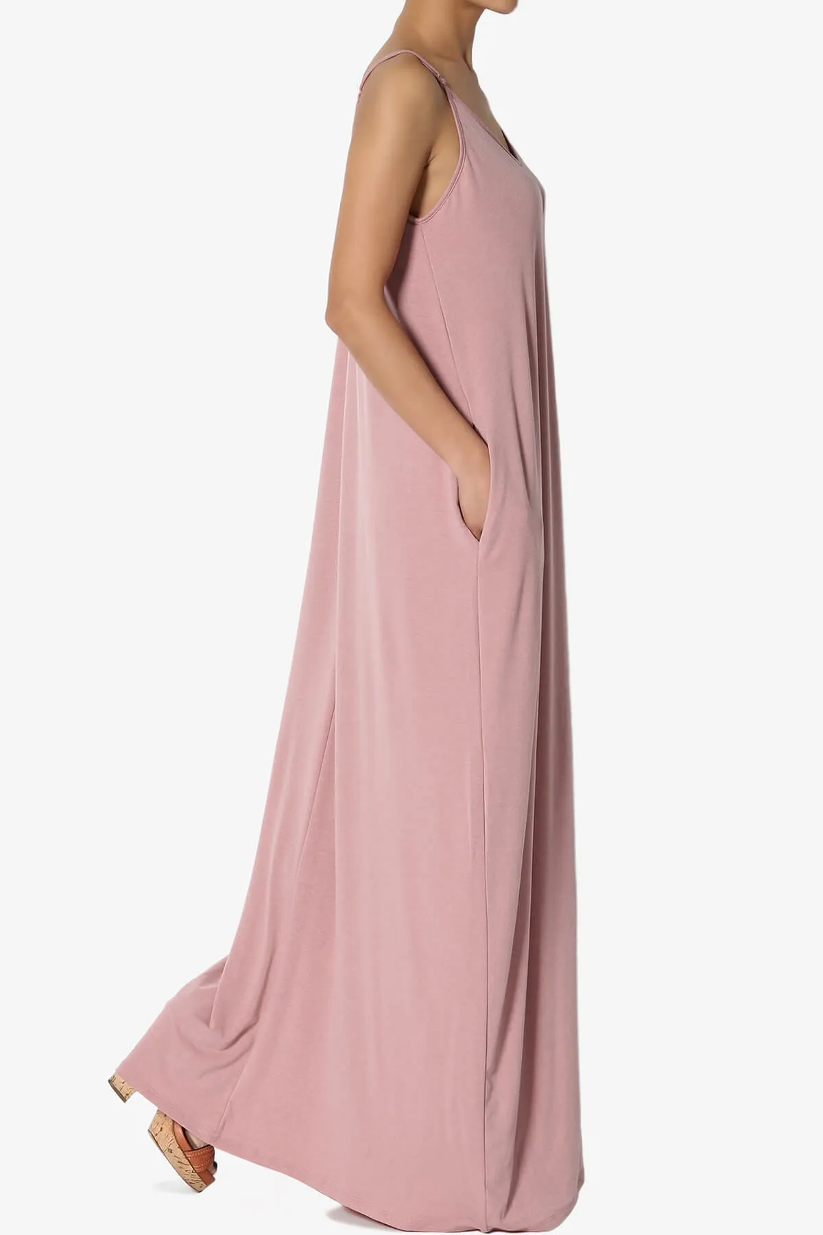 Venus Pocket Cami Maxi Dress MORE COLORS