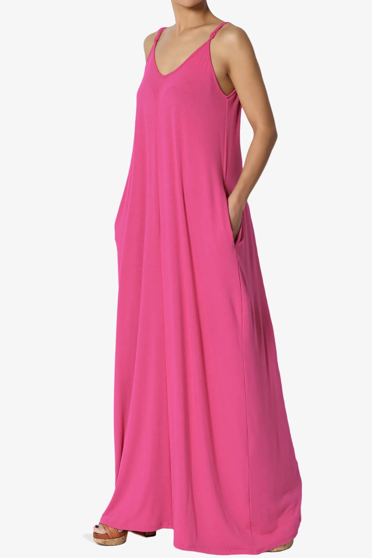 Venus Pocket Cami Maxi Dress MORE COLORS