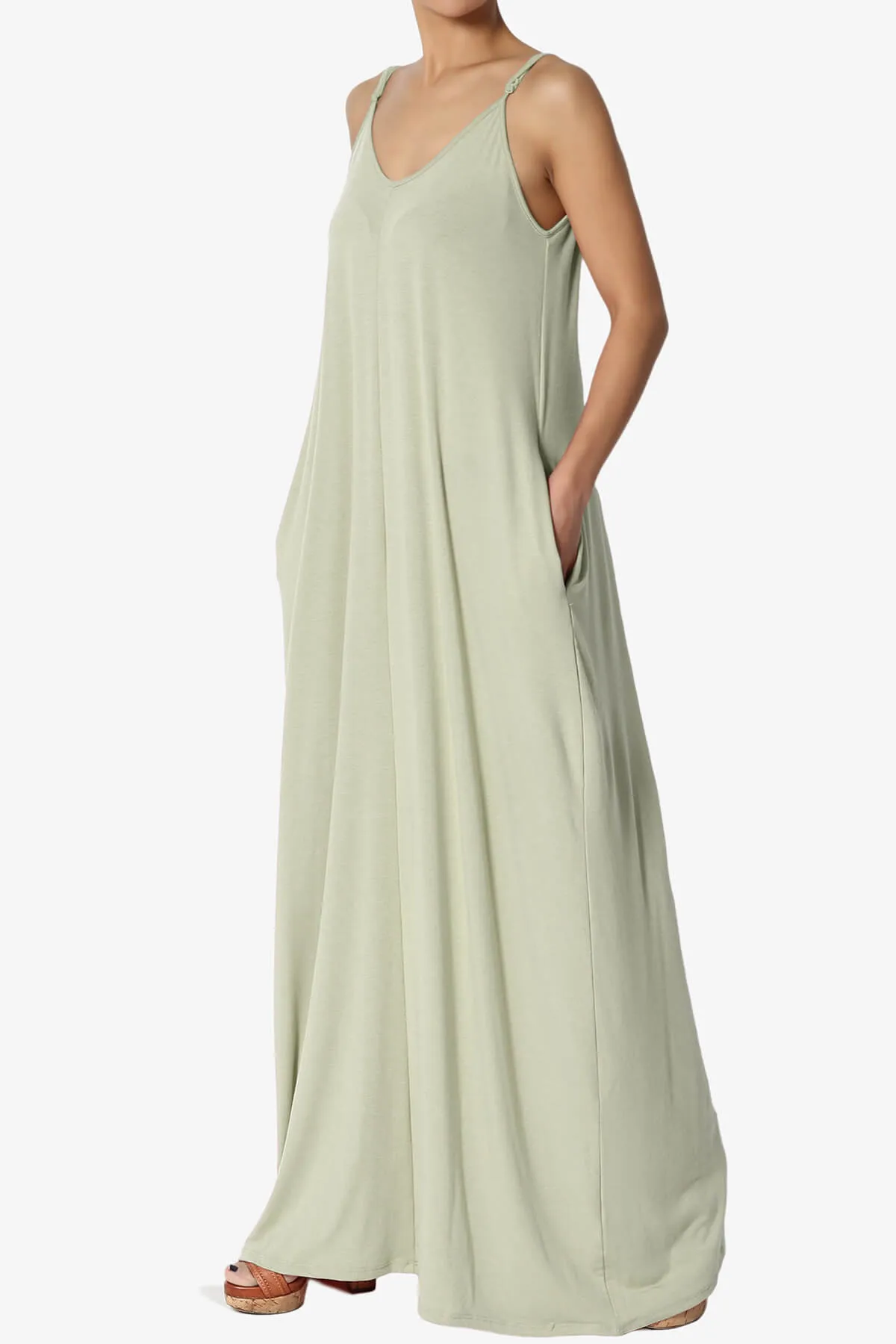 Venus Pocket Cami Maxi Dress MORE COLORS