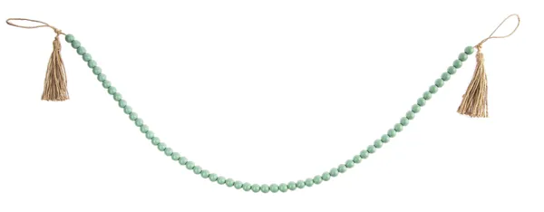 Veranda Wood Bead Garland