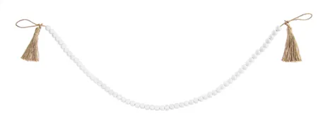 Veranda Wood Bead Garland