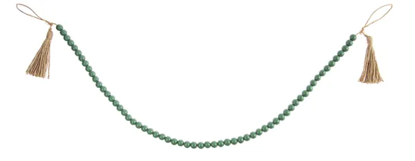 Veranda Wood Bead Garland