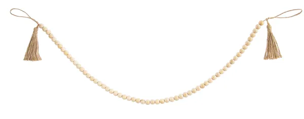 Veranda Wood Bead Garland