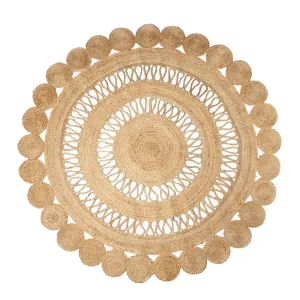 Vintage Design Malika Round Jute Rug