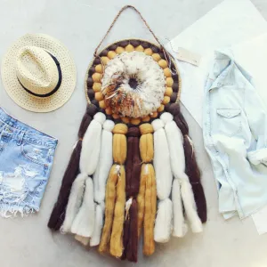 Vintage Feathered Dream Catcher