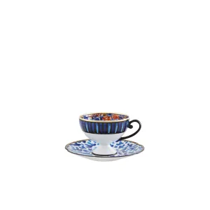 VISTA ALEGRE CANNAREGIO TEA CUP & SAUCER, SET OF 4
