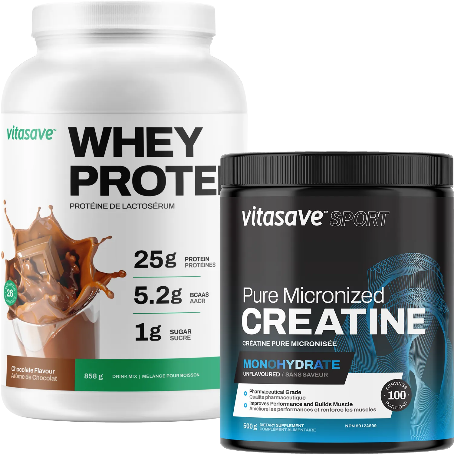 Vitasave Sport Bundle (Whey-Chocolate   Creatine)