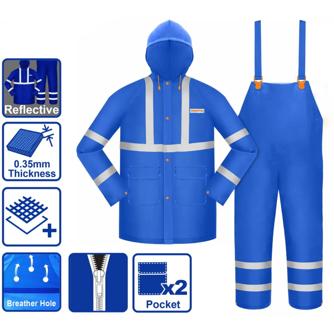 Wadfow Rain Suit With Reflective Strip - WRC500L & WRC50XL