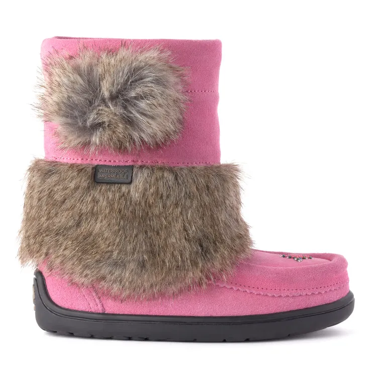 Waterproof Faux Fur Youth Snowy Owlet