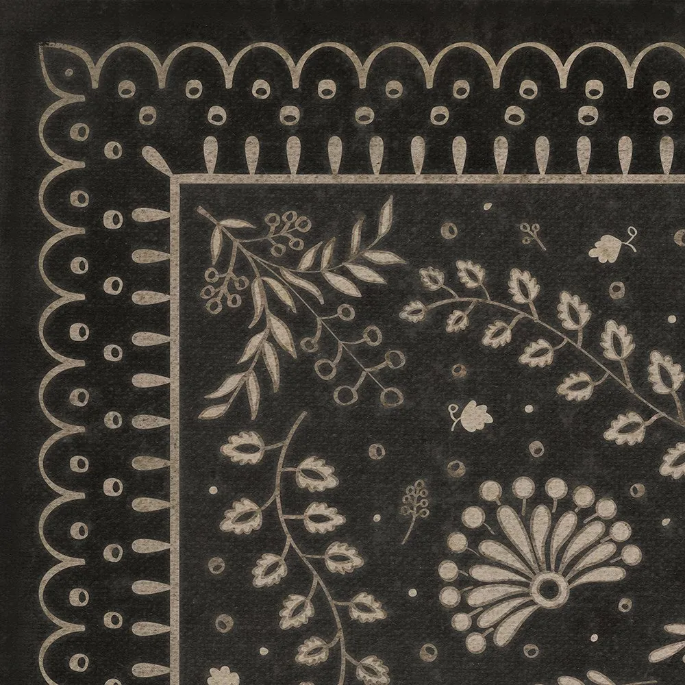 Williamsburg Cozens "The Rolling of the Stones" Vinyl Floorcloth - Spicher & Co.