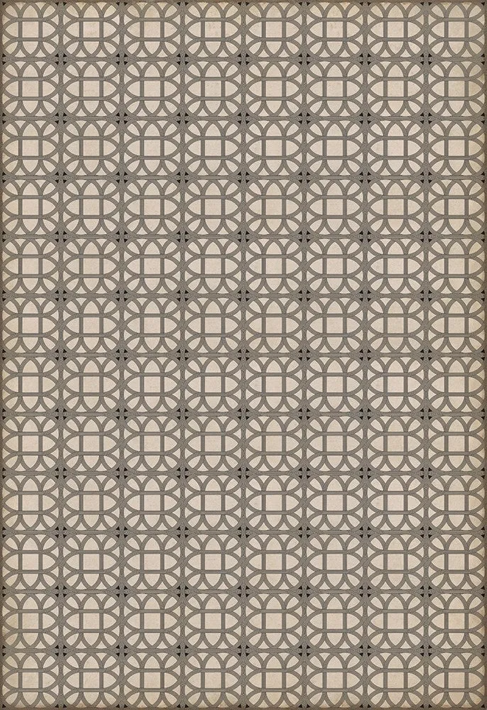 Williamsburg Lamerie Lattice "Joseph Ward" Vinyl Floorcloth - Spicher & Co.