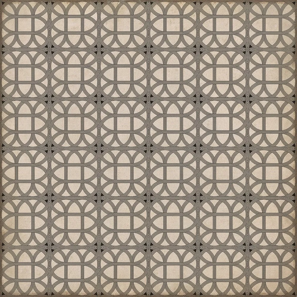 Williamsburg Lamerie Lattice "Joseph Ward" Vinyl Floorcloth - Spicher & Co.
