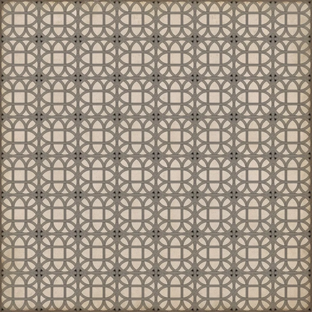 Williamsburg Lamerie Lattice "Joseph Ward" Vinyl Floorcloth - Spicher & Co.