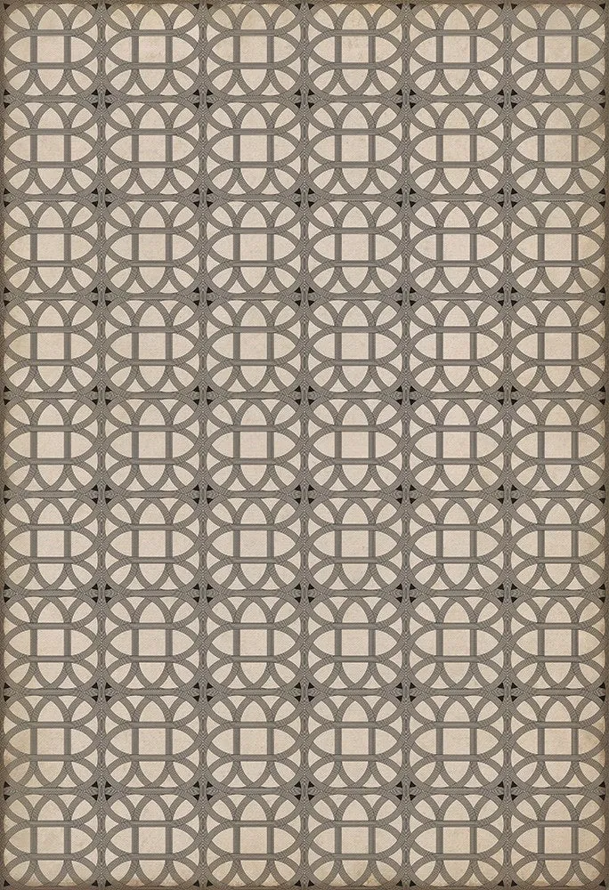 Williamsburg Lamerie Lattice "Joseph Ward" Vinyl Floorcloth - Spicher & Co.