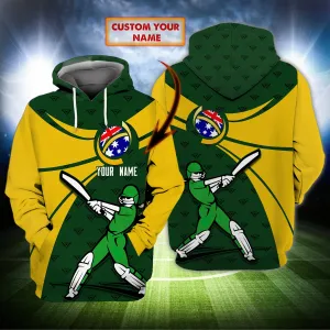 Woman Crickets - Personalized Name 3D Hoodie - Loop - Nt168 - Ct181