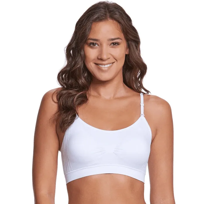 Women's Coobie | Strappy Scoopneck Bra | White
