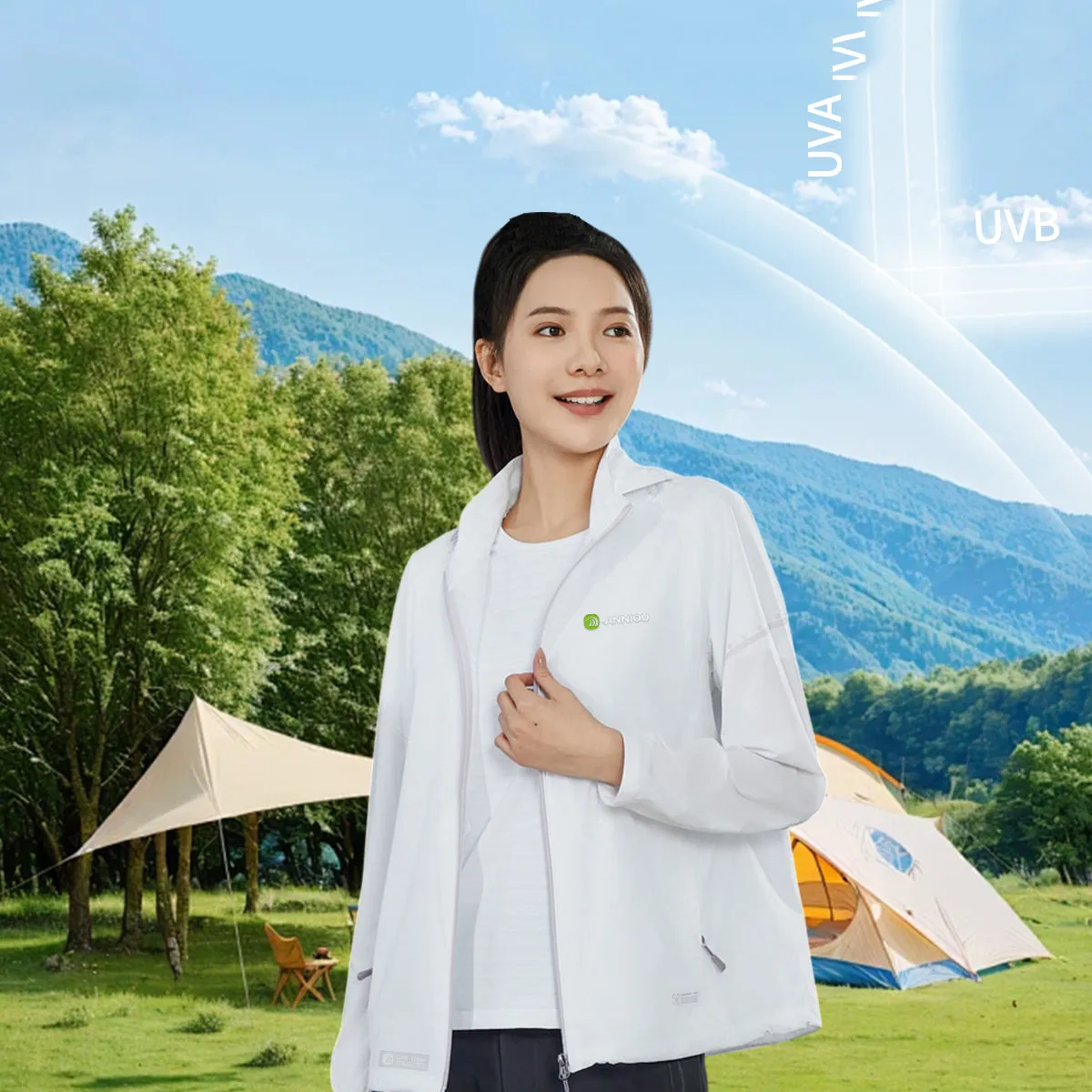 Women's Hooded UV UPF100 Sun Protection Jacket