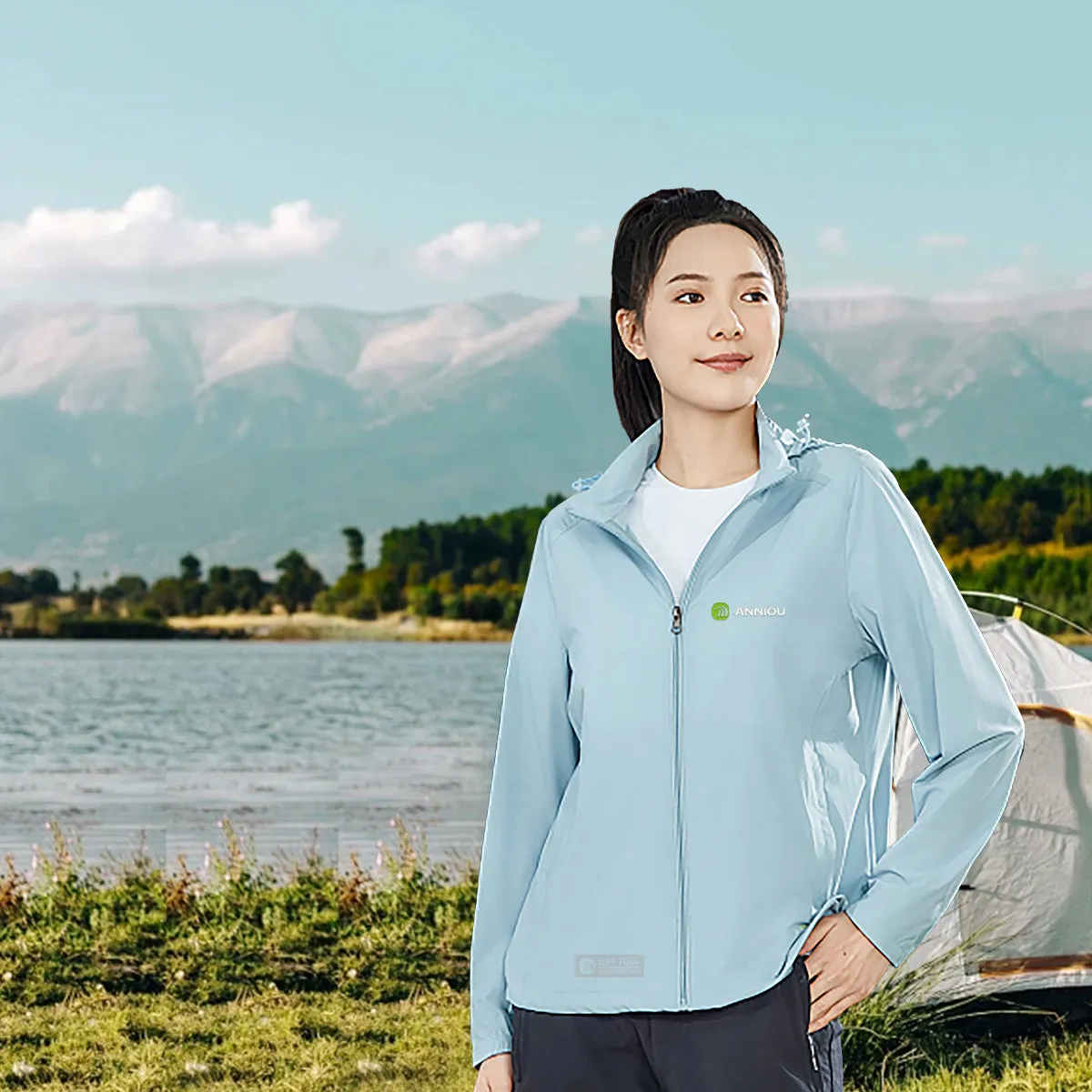 Women's Hooded UV UPF100 Sun Protection Jacket