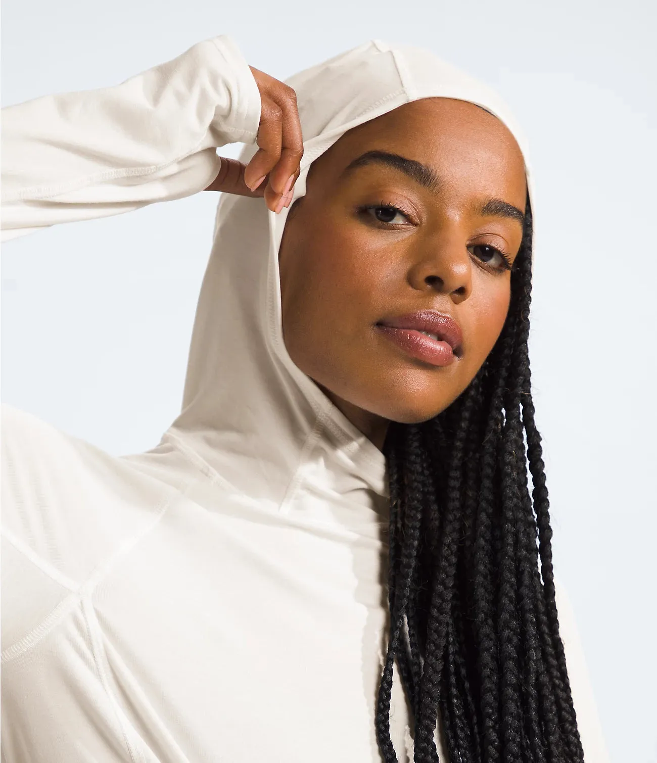 Women's The North Face | Adventure Sun Hoodie | White Dune