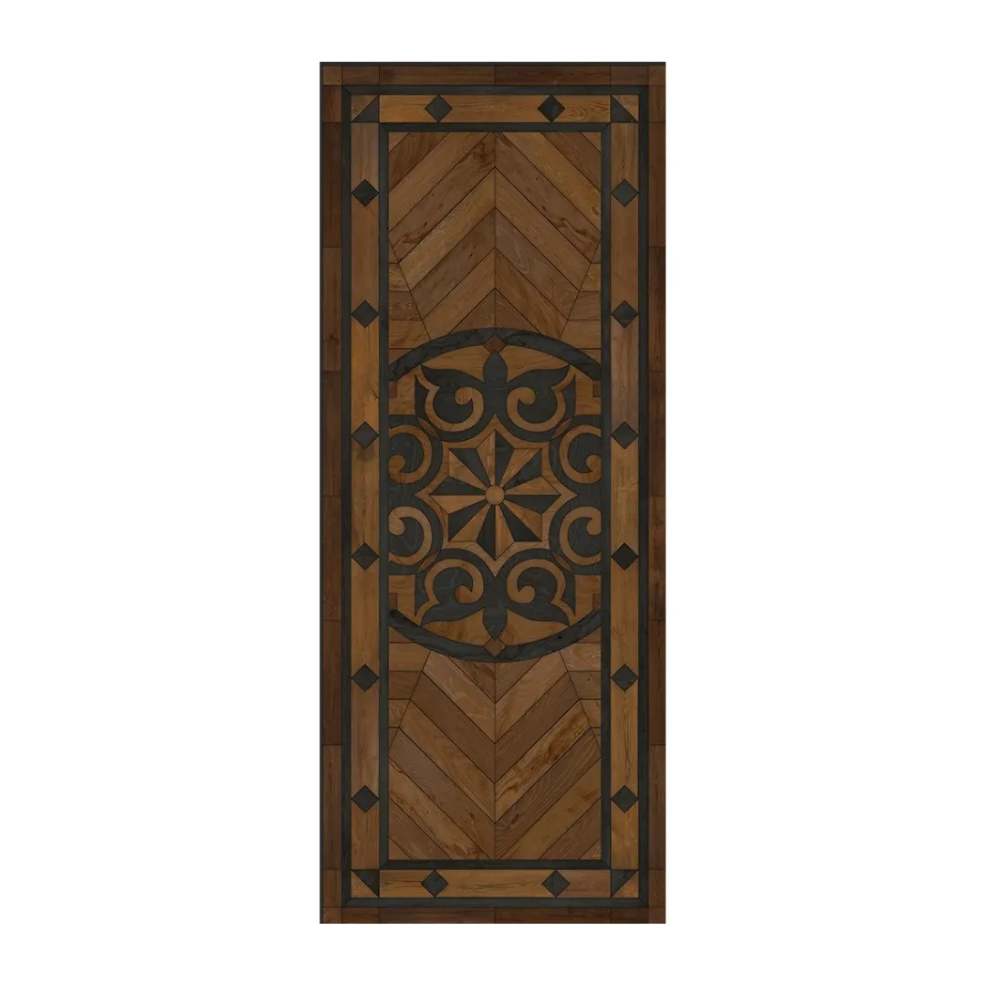 Wood Artisanry - Caledonian - Eye of the Workman VInyl Floorcloth - Spicher & Co.