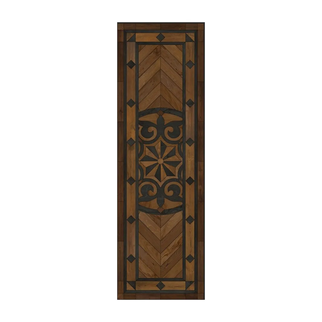 Wood Artisanry - Caledonian - Eye of the Workman VInyl Floorcloth - Spicher & Co.