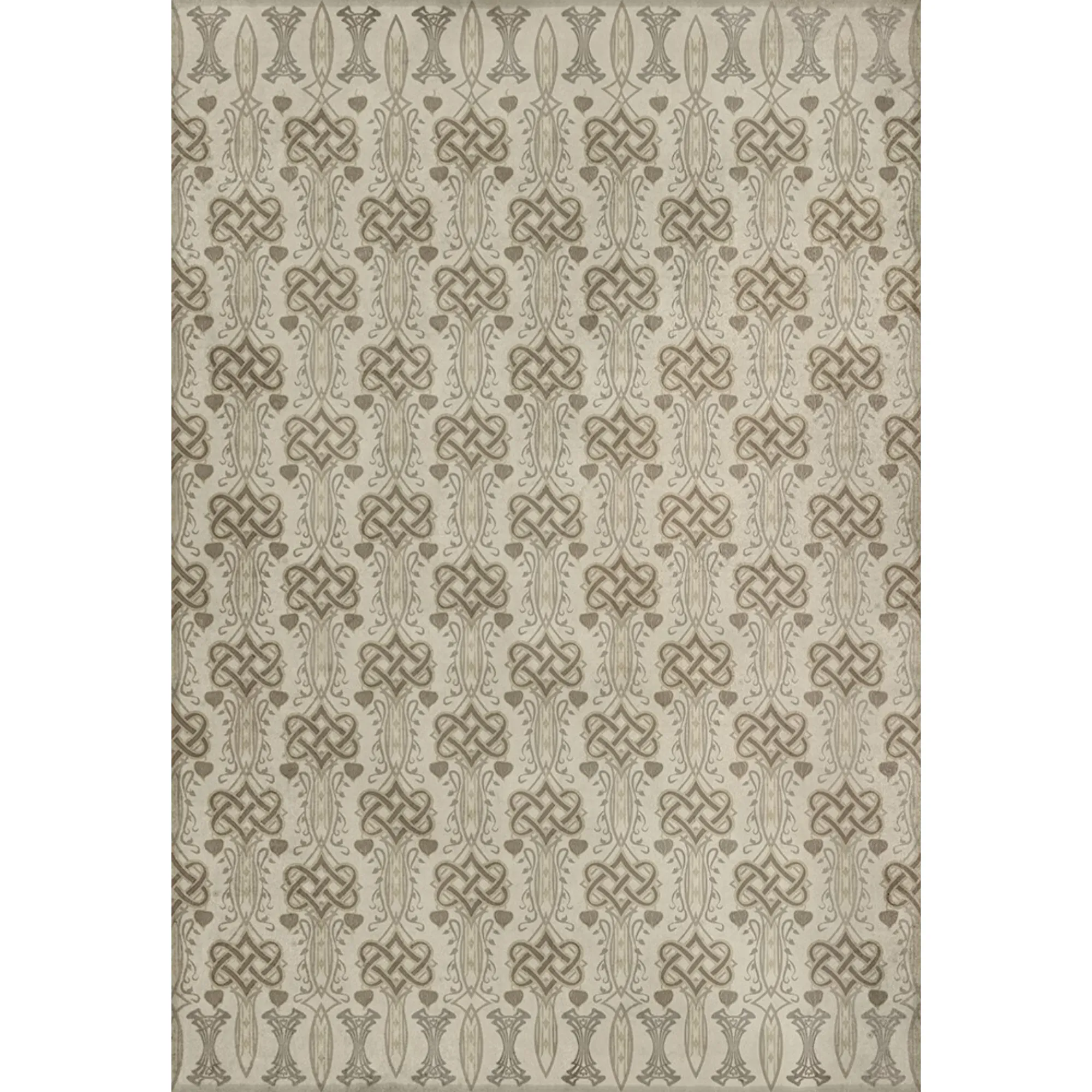 Wood Artisanry Lord Byron "Lines Inscribed Upon a Skull" Vinyl Floorcloth - Spicher & Co.