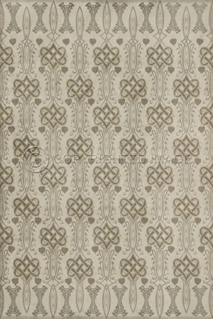 Wood Artisanry Lord Byron "Lines Inscribed Upon a Skull" Vinyl Floorcloth - Spicher & Co.