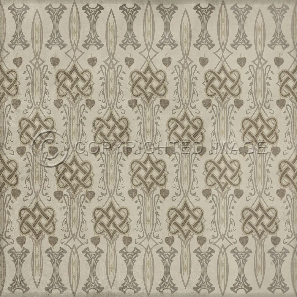 Wood Artisanry Lord Byron "Lines Inscribed Upon a Skull" Vinyl Floorcloth - Spicher & Co.