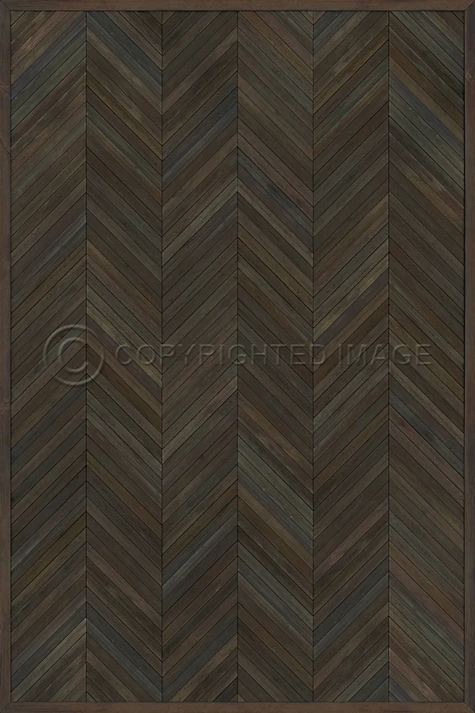 Wood Artisanry "The Legacy American Statesman" Vinyl Floorcloth - Spicher & Co.