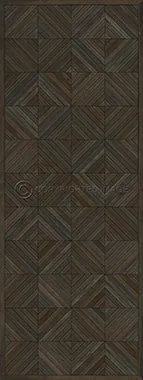 Wood Artisanry School of Thought "So To Speak" Vinyl Floorcloth - Spicher & Co.