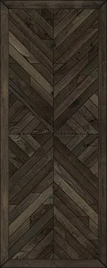 Wood Norwegian Nile "Drenched in Night" Vinyl Floorcloth - Spicher & Co.